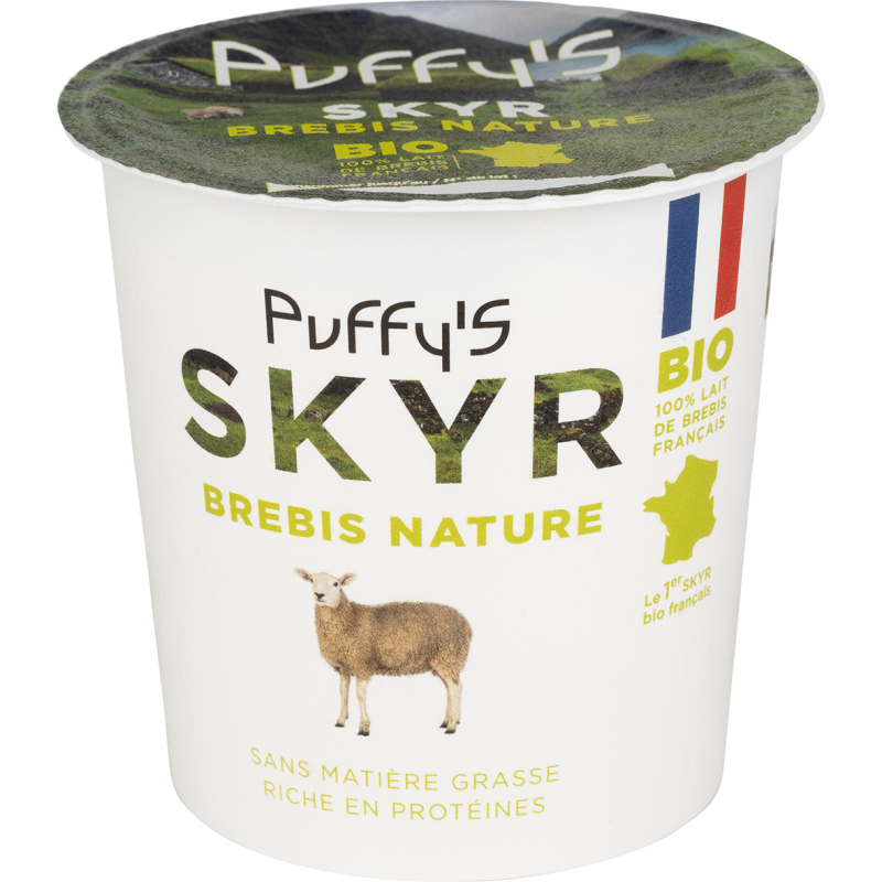 Skyr brebis nature Puffy's au format familial 400g