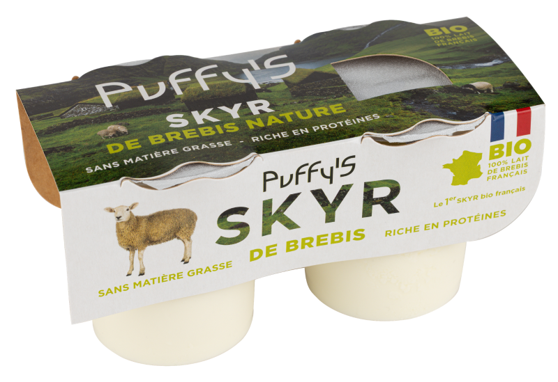 Skyr brebis nature Puffy's 2x125g